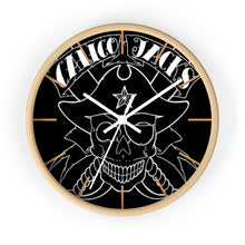 Cargar imagen en el visor de la galería, 2 Wall clock Skull White design by Calico Jacks