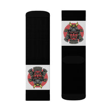 Load image into Gallery viewer, 6 Samurai on Black Socks by Calico Jacks
