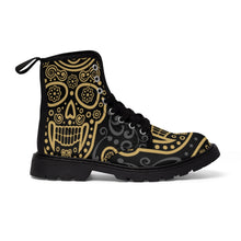 Load image into Gallery viewer, 3 Men's Canvas Boots Ace Skull by Calico Jacks