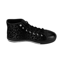 Load image into Gallery viewer, 4 Women's High-top Sneakers Black Leopard by Calico Jacks