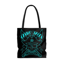 Cargar imagen en el visor de la galería, Blue Skull Tote Bag