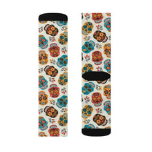 Load image into Gallery viewer, 1 Sugar Skulls on Socks by Calico Jacks