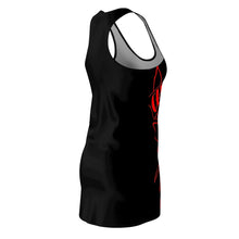 Lade das Bild in den Galerie-Viewer, Women's Racerback Dress Skull Red design by Calico Jacks