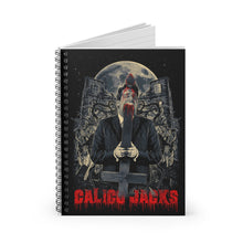 Cargar imagen en el visor de la galería, 2 Cruciface Note Book - Spiral Notebook - Ruled Line by Calico Jacks