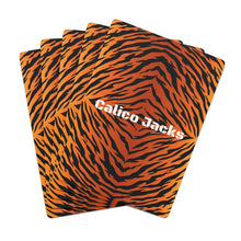 Load image into Gallery viewer, Calico Jacks Poker Cards Tiger Print