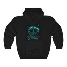 Load image into Gallery viewer, Unisex Hooded Top Blue Skull