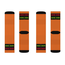 Lade das Bild in den Galerie-Viewer, 2 Game Over Orange Socks by Calico Jacks