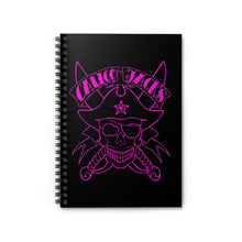 Load image into Gallery viewer, 1 Pink Skull Note Book - Spiral Notebook - Ruled Line by Calico Jacks