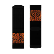 Load image into Gallery viewer, 6 Tiger Top Socks by Calico Jacks