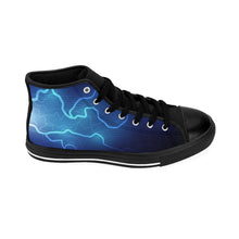 Load image into Gallery viewer, 6 Men's High-top Sneakers Lightning Strikes by Calico Jacks