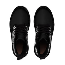Load image into Gallery viewer, 6 Men's Canvas Boots Zebra Stripe by Calico Jacks