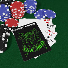 Load image into Gallery viewer, Calico Jacks Poker Cards Green Skull