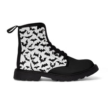 Load image into Gallery viewer, 3 Men's Canvas Boots White Bats by Calico Jacks
