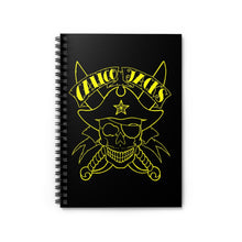 Lade das Bild in den Galerie-Viewer, 1 Yellow Skull Note Book - Spiral Notebook - Ruled Line by Calico Jacks