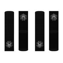 Load image into Gallery viewer, 2 White Spider Web on Socks by Calico Jacks