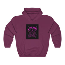 Load image into Gallery viewer, Unisex Hooded Top Purple Skull