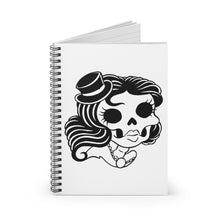 Lade das Bild in den Galerie-Viewer, 2 Skull Woman Note Book - Spiral Notebook - Ruled Line by Calico Jacks