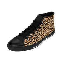 Load image into Gallery viewer, 5 Women's High-top Sneakers Leopard Print by Calico Jacks
