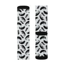 Load image into Gallery viewer, 11 Feathers on Socks by Calico Jacks