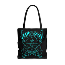 Cargar imagen en el visor de la galería, Blue Skull Tote Bag