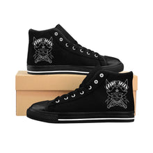 Load image into Gallery viewer, Men&#39;s High-top Sneakers White Skull by Calico Jacks
