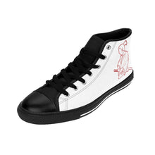 Load image into Gallery viewer, 3 Men's High-top Sneakers Red Samurai by Calico Jacks