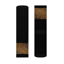 Load image into Gallery viewer, 3 Giraffe Print Tops of Socks by Calico Jacks