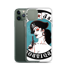 Load image into Gallery viewer, bb iPhone Case Pirate Blue Stamp design by Calico Jacks