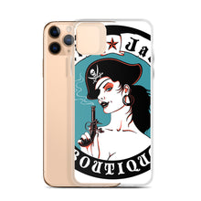 Load image into Gallery viewer, z iPhone Case Pirate Blue Stamp design by Calico Jacks