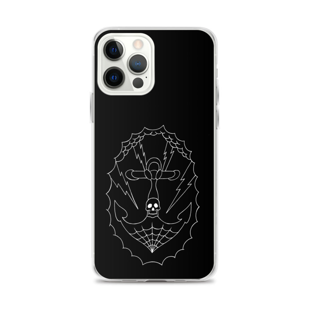 ff iPhone Case Anchor Black design by Calico Jacks