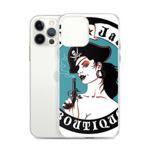 Load image into Gallery viewer, s iPhone Case Pirate Blue Stamp design by Calico Jacks
