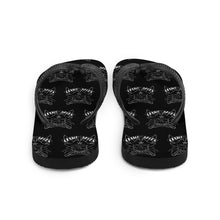 Load image into Gallery viewer, 3 Flip-Flops Skull Multi White design by Calico Jacks