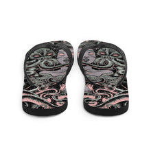 Load image into Gallery viewer, 3 Flip-Flops Cthulhu design by Calico Jacks