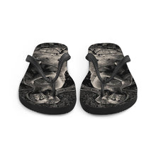 Load image into Gallery viewer, 4 Flip-Flops Feathers design by Calico Jacks