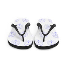 Load image into Gallery viewer, 4 Flip-Flops Multi Anchor Blue design by Calico Jacks