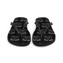 Load image into Gallery viewer, 4 Flip-Flops Skull Multi White design by Calico Jacks