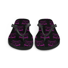 Load image into Gallery viewer, 4 Flip-Flops Skull pattern pink design by Calico Jacks