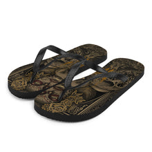 Load image into Gallery viewer, 2 Flip-Flops Mortal design by Calico Jacks