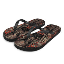 Load image into Gallery viewer, 2 Flip-Flops Cerebrum design by Calico Jacks
