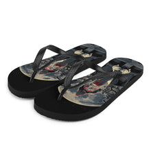 Load image into Gallery viewer, 2 Flip-Flops Cruciface design by Calico Jacks