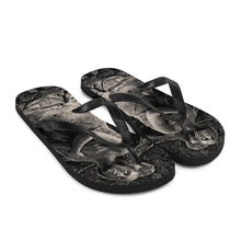 Load image into Gallery viewer, 7 Flip-Flops Feathers design by Calico Jacks