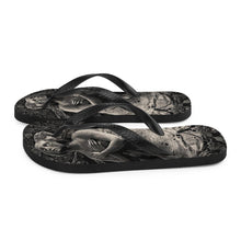 Load image into Gallery viewer, 5 Flip-Flops Feathers design by Calico Jacks
