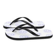 Load image into Gallery viewer, 5 Flip-Flops Multi Anchor Blue design by Calico Jacks