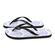 Load image into Gallery viewer, 5 Flip-Flops Multi Ship Blue design by Calico Jacks