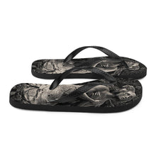 Load image into Gallery viewer, 6 Flip-Flops Feathers design by Calico Jacks