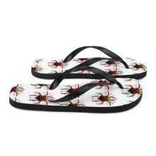 Load image into Gallery viewer, 6 Flip-Flops Spider design by Calico Jacks
