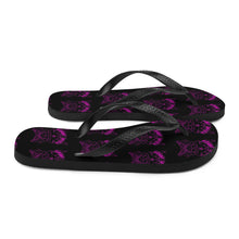 Load image into Gallery viewer, 6 Flip-Flops Skull pattern pink design by Calico Jacks