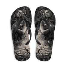 Load image into Gallery viewer, 1 Flip-Flops Feathers design by Calico Jacks
