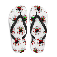 Load image into Gallery viewer, 1 Flip-Flops Spider design by Calico Jacks
