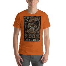 Cargar imagen en el visor de la galería, orange 100% Cotton T-Shirt Minotaur design by Calico Jacks